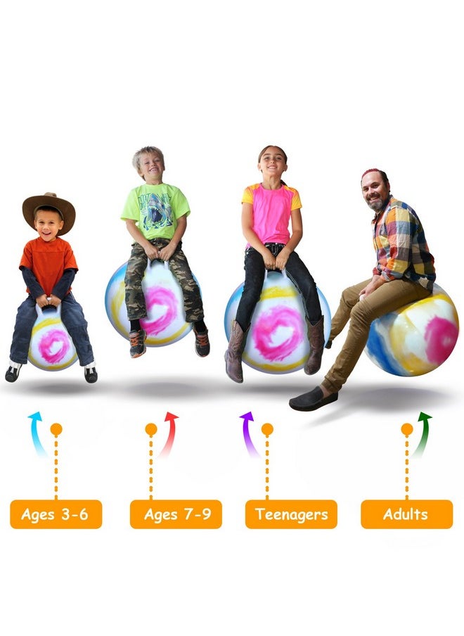 WALIKI Hopper Ball Toy for Boys & Girls Ages 7 8 9 Years Old | Tie-Dye Jumping Ball | Hippity Hop Ball | Fun Birthday Gift | 20”