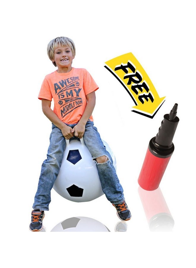 WALIKI Hopper Ball Toy for 3 4 5 and 6 Year Old Boys | 18” Soccer Ball for Team Challenges & Family Fun | Perfect Outdoor Toy