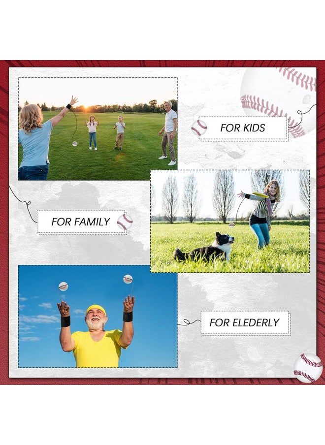 Jerify 60 Pcs Wrist Return Ball, Rubber, 1.85 Inches, Suitable for Adults, Ideal for Baseball and Rebound Exercise