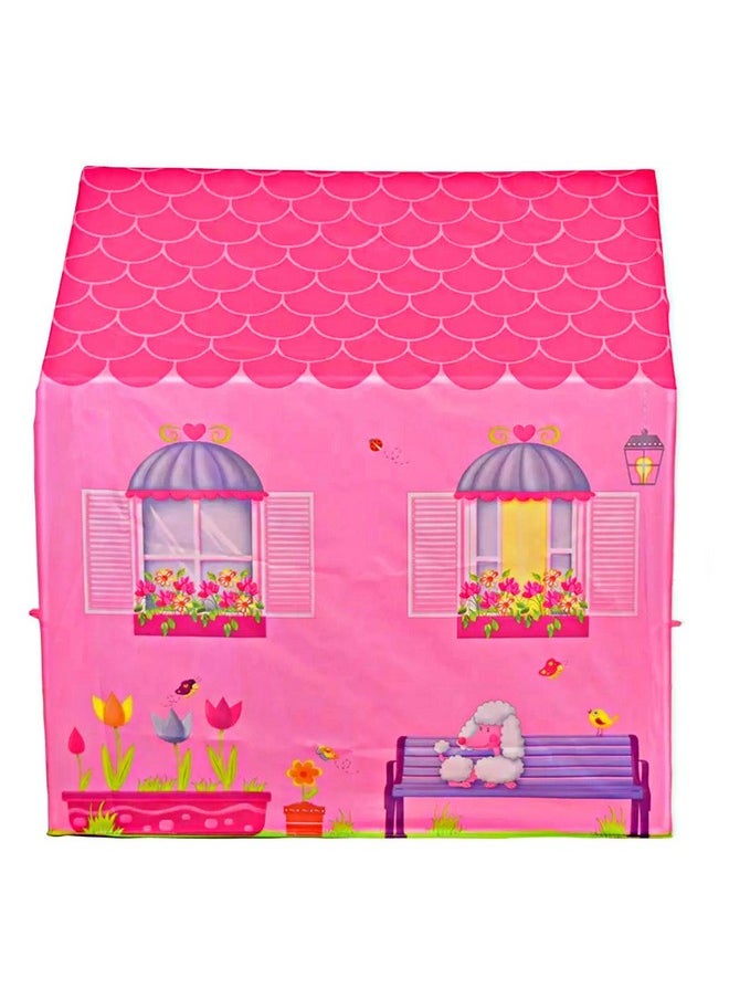 POCO DIVO Flower House Princess Castle Girls City Garden Pink Palace Play Tent Kids Playhouse