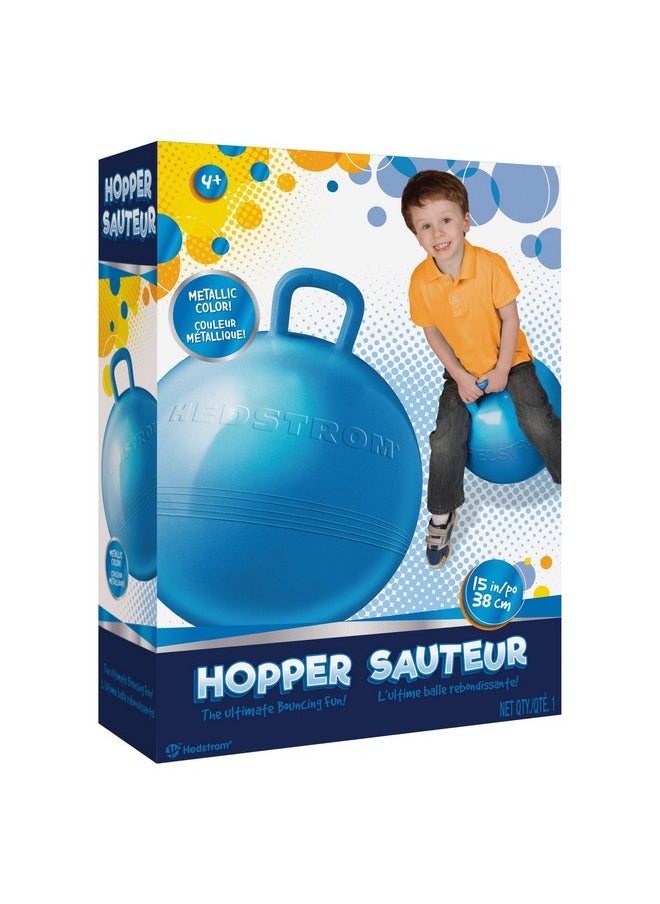 Hedstrom Metallic Blue Fun Hopper, 15 Inch