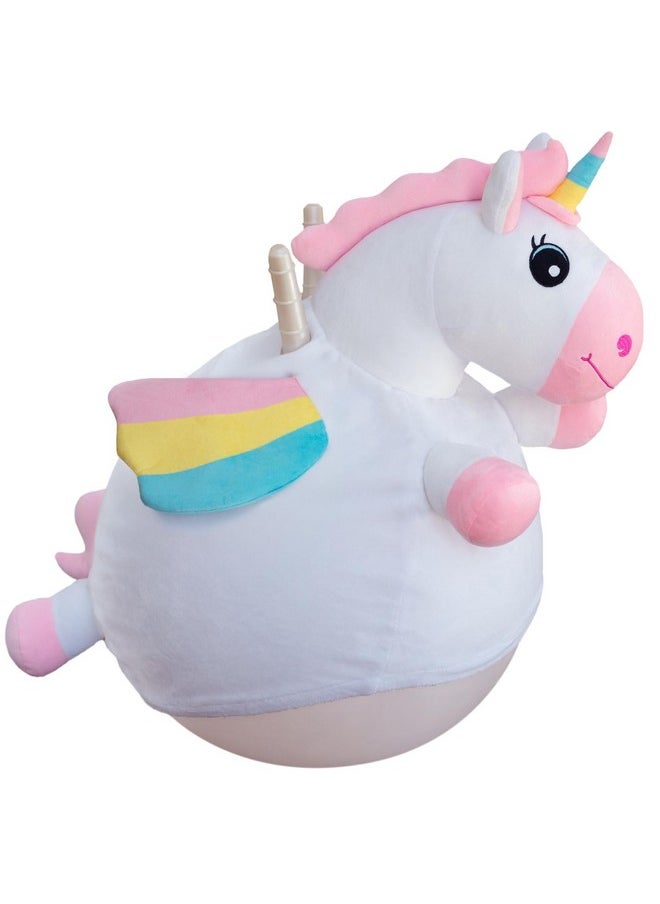 WALIKI Horse Hopper Ball for Kids | Hippity Hop | Jumping Hopping Ball | Sit & Bounce (Large: Ages 6-9, Unicorn)