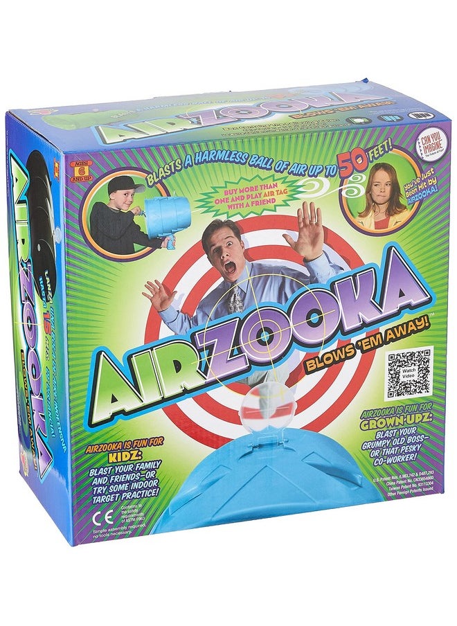 Airzooka Toysmith, Blast A Harmless Ball Of Air Toy, Green, All Ages - Adults Too Small