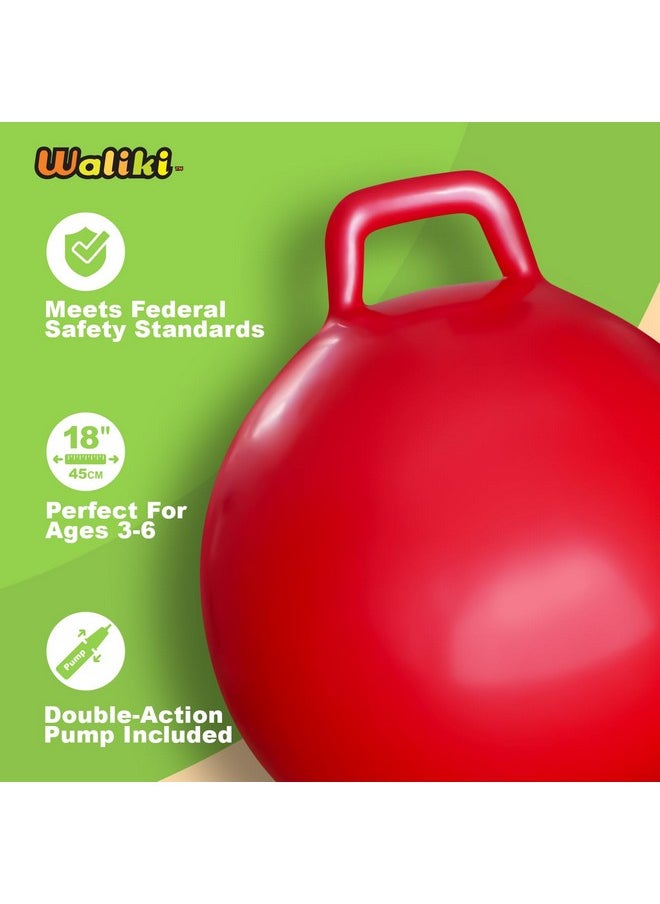 WALIKI Hopper Ball Toys for Boys and Girls 3 4 5 and 6 Years Old | Hippity Hop | Jumping Hopping Ball Cool to for Kids | Bouncy Ball 18