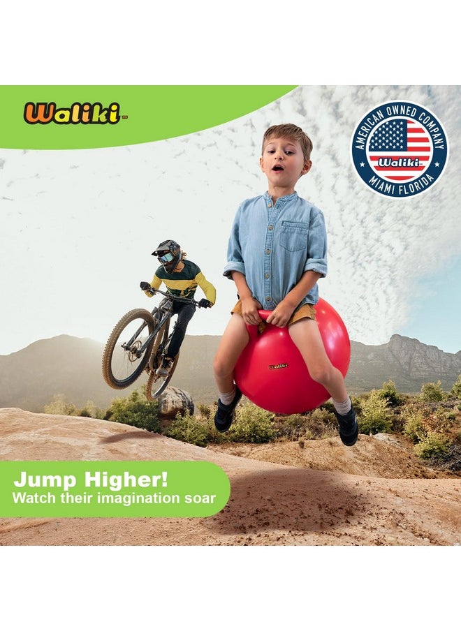 WALIKI Hopper Ball Toys for Boys and Girls 3 4 5 and 6 Years Old | Hippity Hop | Jumping Hopping Ball Cool to for Kids | Bouncy Ball 18