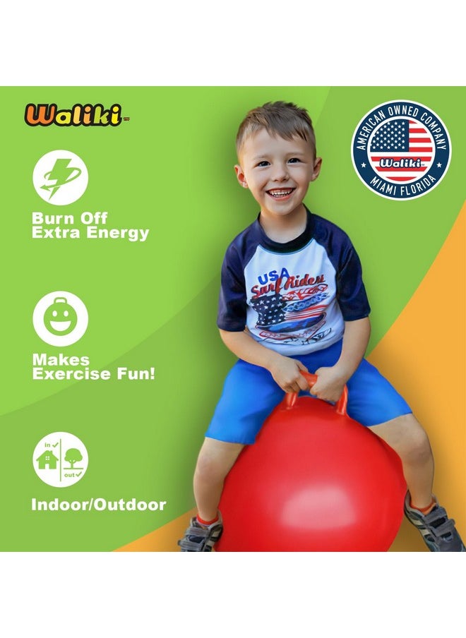 WALIKI Hopper Ball Toys for Boys and Girls 3 4 5 and 6 Years Old | Hippity Hop | Jumping Hopping Ball Cool to for Kids | Bouncy Ball 18