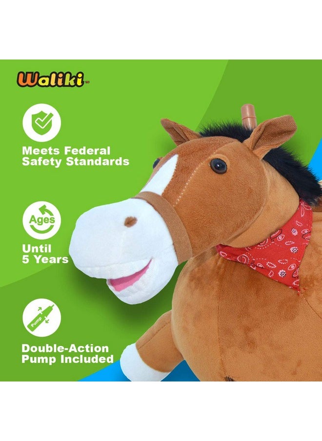 WALIKI Bouncy Horse Hopper | Inflatable Hopping Horse for Kids | Jumping Horse (Bouncy Horse)