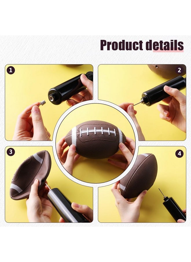 Shindel Sports Balls for Kids and Toddlers, 5 Inches Sports Balls with Hand Pump Includes Toddlers Football, Basketball, Playground Balls, for Indoor & Outdoor Play
