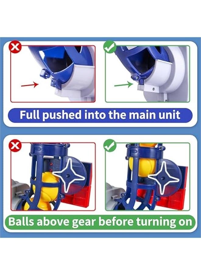 Kids Pitching Machine Toys, 2 in 1 RC Baseball Tennis Pitcher, Auto Ball Launcher Bat, Boys Outdoor Outside Sports Backyard Game, Birthday Gift 5 6 7 8 10 12 Yr Youth-Unassembled