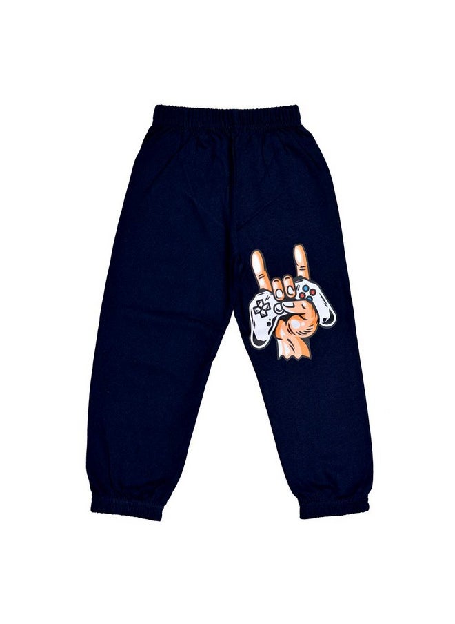 T2F Boy's Regular Fit Cotton Track Pant (BYSTRK12_Multicolor_9-10 years_Multicolor_9 Years-10 Years)