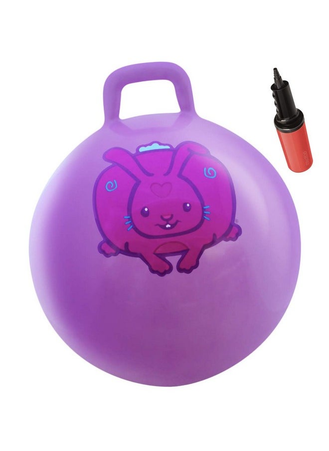 WALIKI Hop Ball for Boys and Girls Ages 3-6 | 18” Jumping Ball for School Sports Day & Birthday Parties | Outdoor Game Toy Purple