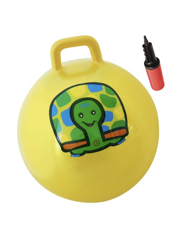 WALIKI Hopper Jumping Ball for Kids Ages 3-6 | 18” Outdoor Toy for Backyard Games & Tag Play | Active Play Ball Yellow