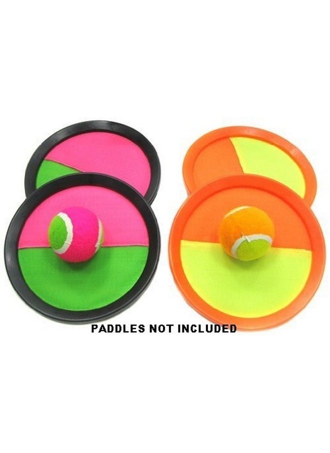 YMCtoys Replacement Sticky Balls for Toss and Catch Sport Game, Hook and Loop, Refill Pack of 12