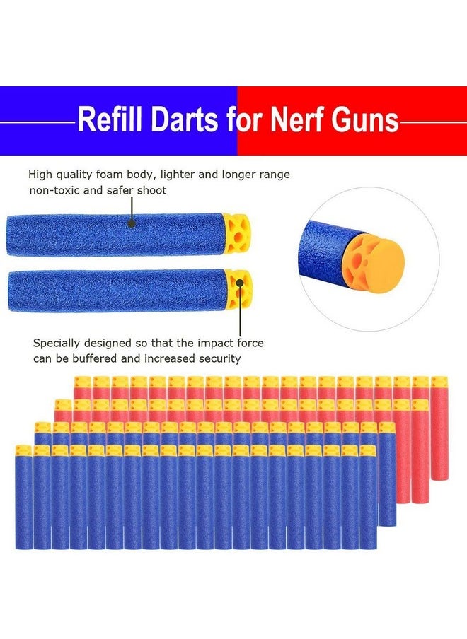 POKONBOY Party Supplies Compatible with Nerf Guns, 10 Sets Kids Blaster Guns Birthday Party Favors Accessories with Face Mask, Refill Darts, Tactical Glasses and Wrist Bands for Two Teams