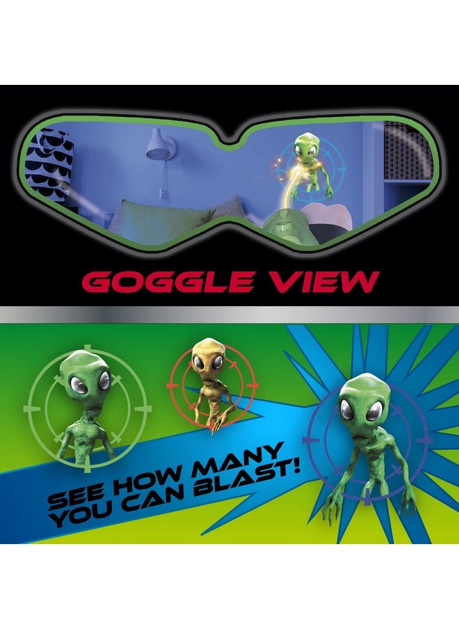 Fotorama Alien Vision Action Game New Version, Shoot Roaring Aliens, Wrist Blaster, Space Goggles, Indoor, Outdoor & Dark Play, Hand-Eye Coordination, Motor Skills, Fun Challenging Games for Kids