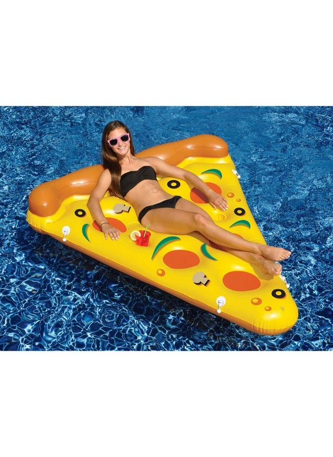 Swimline Inflatable Pizza Slice Pool Float, Multicolor