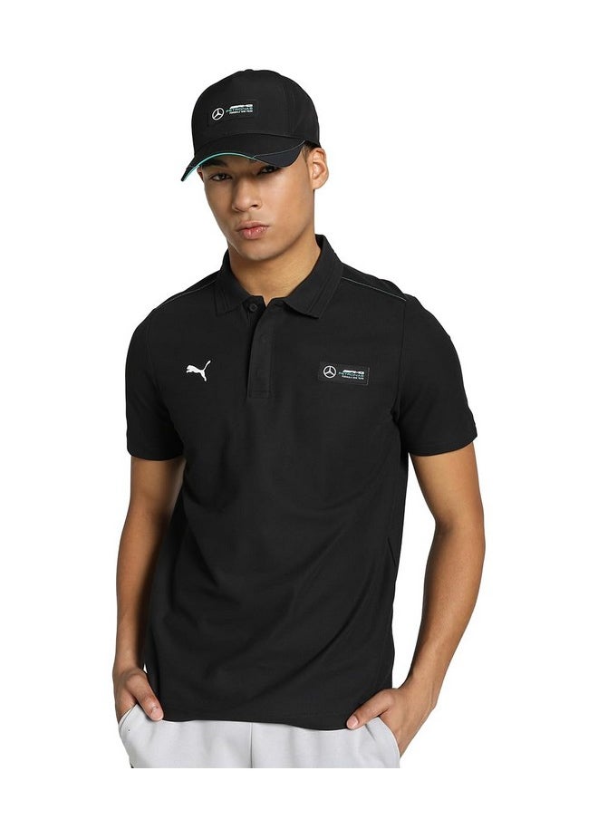 Puma Men's Solid Regular Fit T-Shirt (621154_Black M)