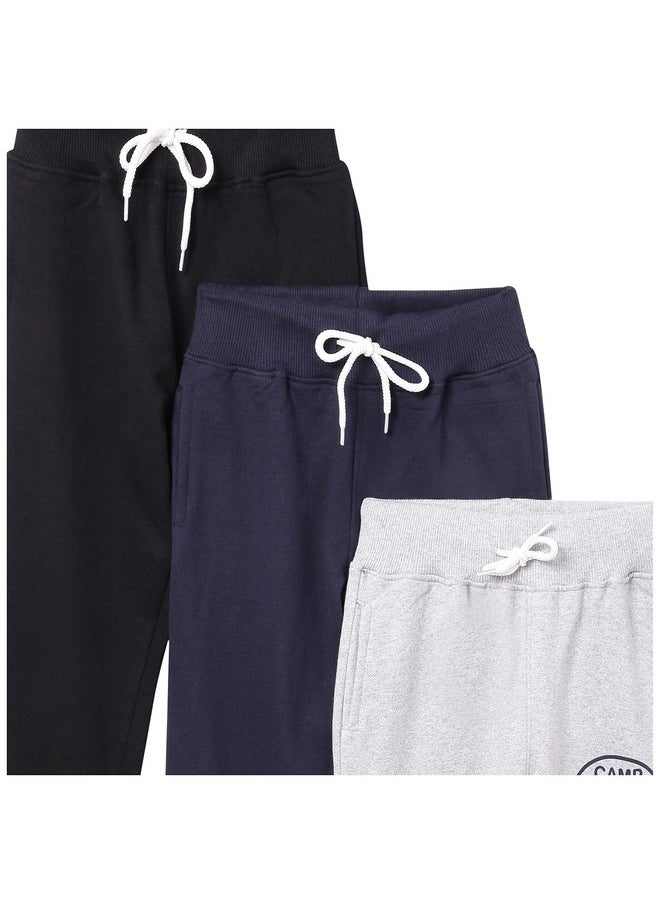 T2F Boy's Regular Track Pants (BYSJOG3P01_Multicolor 2_3-4 Years)
