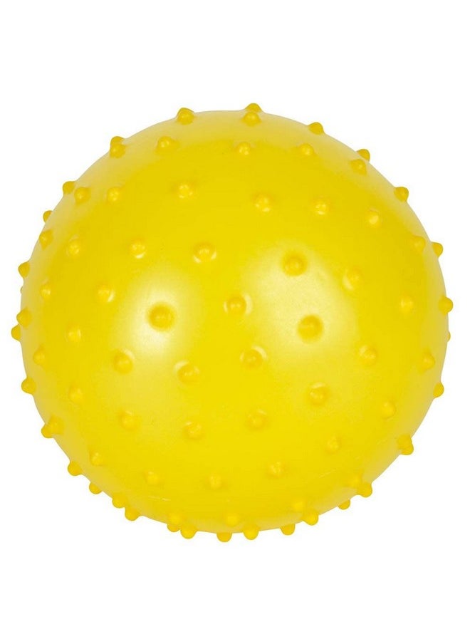 Bedwina Knobby Balls - (Pack of 6) Bulk 7 Inch Sensory Balls and Spiky Massage Stress Balls for Toddlers, with Pump, Fun Bouncy Toddler Balls for Kids Party Favors, Stocking Stuffers
