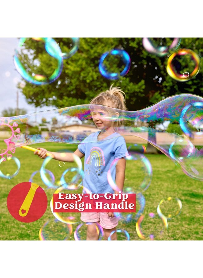 JOYIN Big Bubble Wands Set with with Tray, 21