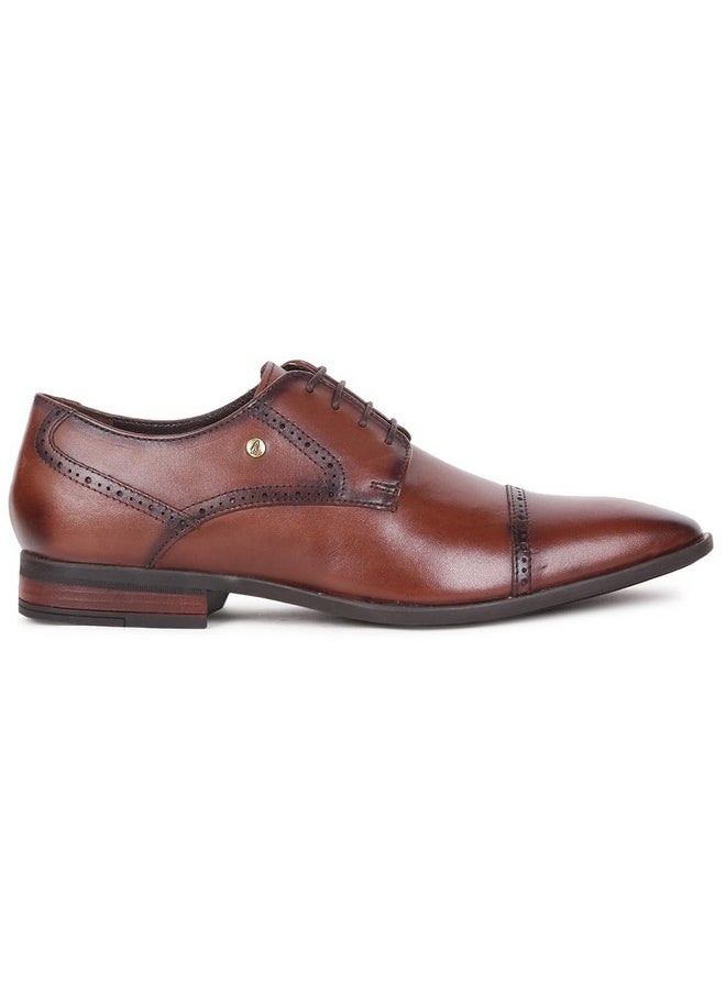Hush Puppies Men's Newyork - Toecap Formal (8244883_Dark Brown_7 UK)