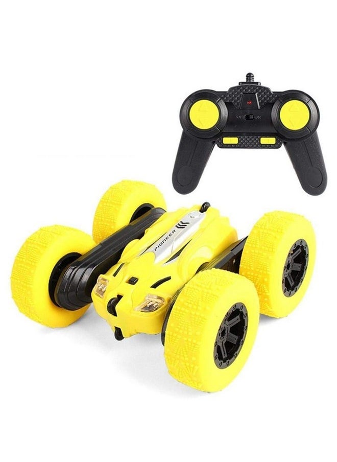 VGRASSP Double Flip 360 Degree Drift Stunt Racing Car Off Road Vehicle - 4WD RC Car with LED Headlights Colour and Design as per Stock