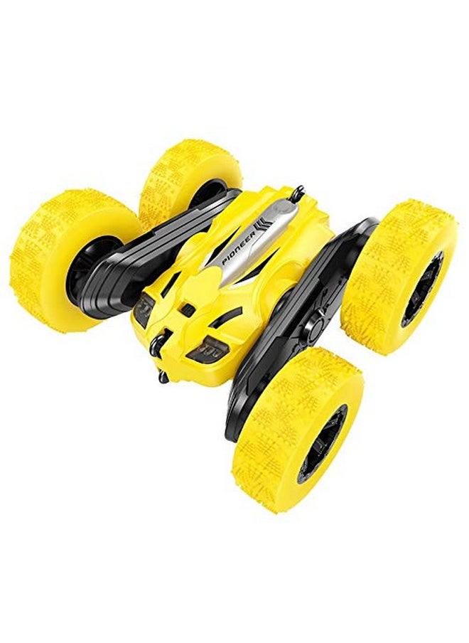 VGRASSP Double Flip 360 Degree Drift Stunt Racing Car Off Road Vehicle - 4WD RC Car with LED Headlights Colour and Design as per Stock