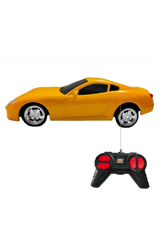 Wembley Kids Car Toy Remote Control Car for Boys RC Racing Car with Forward, Back, Left & Right Function - Yellow