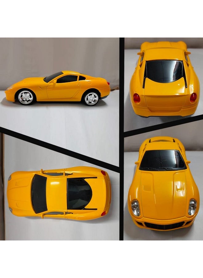 Wembley Kids Car Toy Remote Control Car for Boys RC Racing Car with Forward, Back, Left & Right Function - Yellow