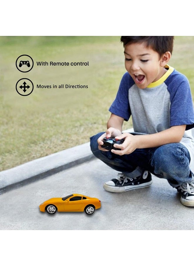 Wembley Kids Car Toy Remote Control Car for Boys RC Racing Car with Forward, Back, Left & Right Function - Yellow