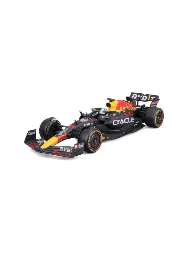 Bburago Metal 1/24 Scale Model Compatible With Oracle Red Bul Replica Miniature Racing Rb18# 11 Compatible With Sergio Perez Replica 2022 (Blue) Formula 1 Scale Model