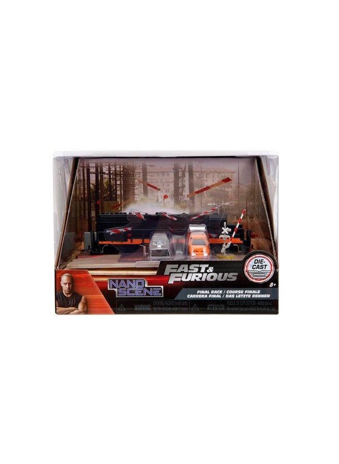 Fast & Furious Final Race Train Nano Scene & 2 1.65