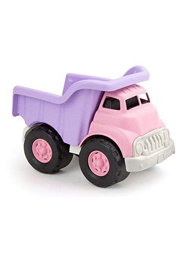 Green Toys Dump Truck, Pink/Purple CB - Pretend Play, Motor Skills, Kids Toy Vehicle. No BPA, phthalates, PVC. Dishwasher Safe, Recycled Plastic, Made in USA.