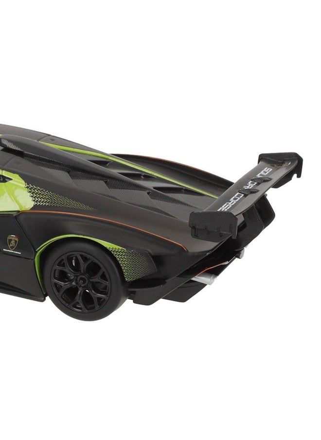 Bburago 18-28017 Lamborghini Essenza SCV12 1:24 Scale Model car, Green/Black
