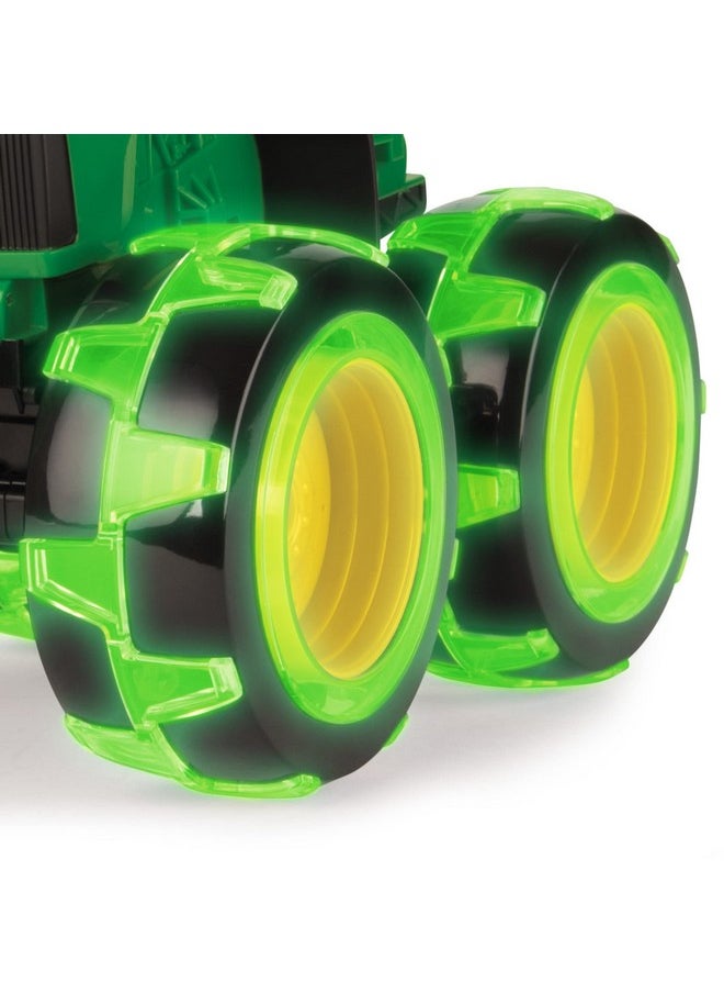 John Deere Tractor - Monster Treads Lightning Wheels - Motion Activated Light Up Monster Truck Toy - John Deere Toys - Frustration Free Packaging - Kids Outdoor Toys Ages 3 Years and Up