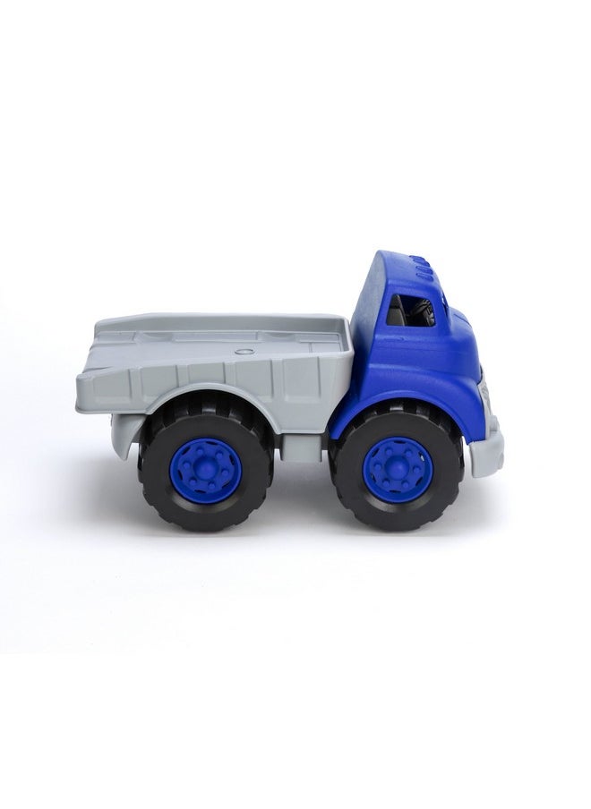 Green Toys Flat Bed Truck Blue/Grey & Race Car Red, 12 months - 6 years