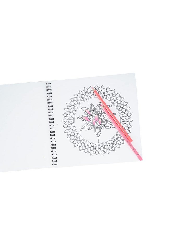Brustro DIY Mandala Colouring Book 9