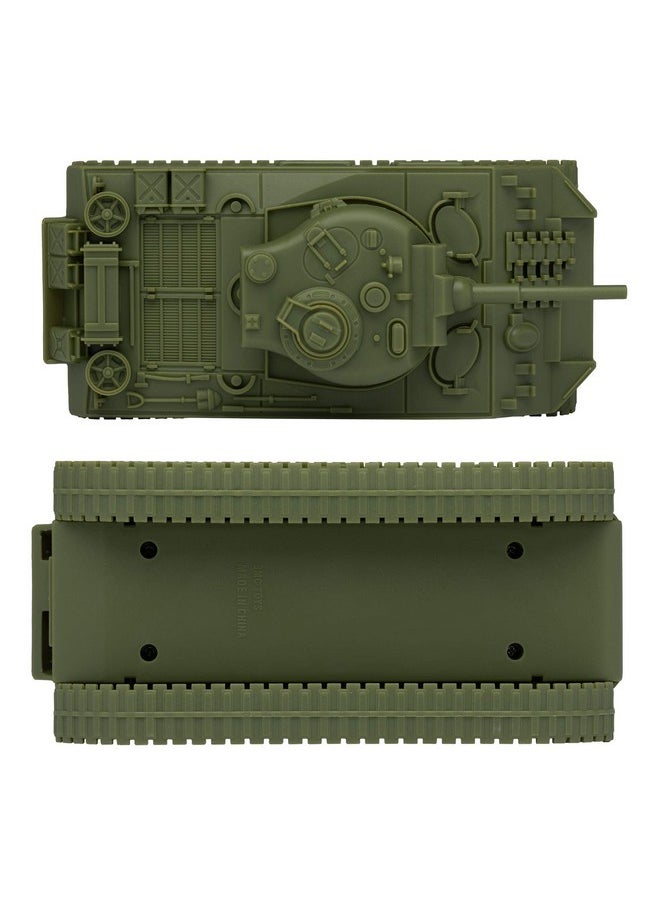BMC WW2 Sherman M4 Tank - OD Green 1:32 Military Vehicle for Plastic Army Men