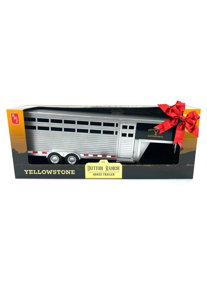 AMT Adult Collectibles - Yellowstone Dutton Ranch Trailer with Gooseneck Trailer Hitch for Farm Toys…