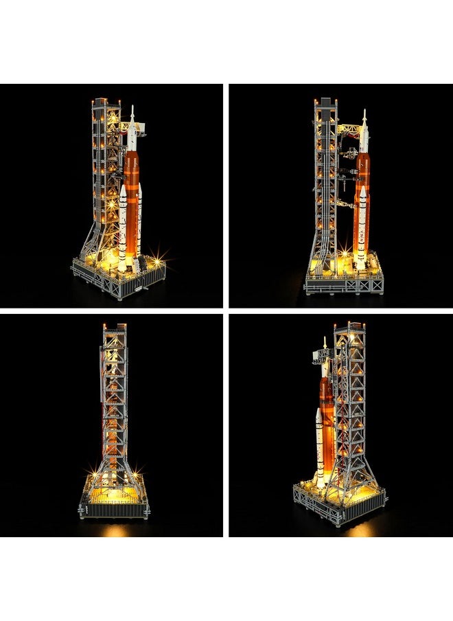 BRIKSMAX Light Kit for Lego-10341 NASA Artemis Space Launch System- Compatible with Lego icons Rocket Launch Tower Building Set- Not Include Lego Set