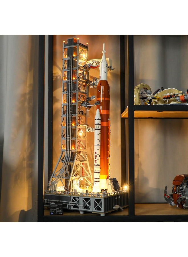 BRIKSMAX Light Kit for Lego-10341 NASA Artemis Space Launch System- Compatible with Lego icons Rocket Launch Tower Building Set- Not Include Lego Set