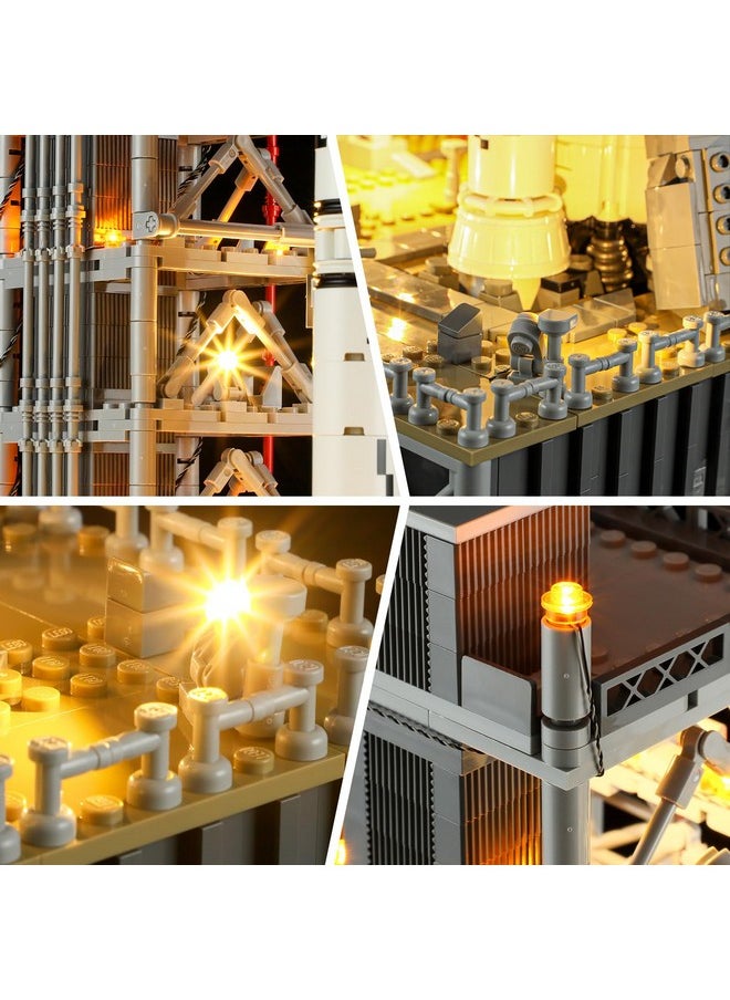 BRIKSMAX Light Kit for Lego-10341 NASA Artemis Space Launch System- Compatible with Lego icons Rocket Launch Tower Building Set- Not Include Lego Set