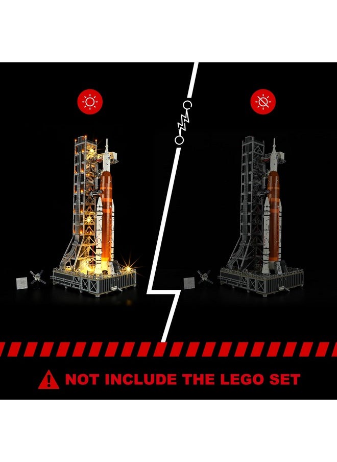 BRIKSMAX Light Kit for Lego-10341 NASA Artemis Space Launch System- Compatible with Lego icons Rocket Launch Tower Building Set- Not Include Lego Set