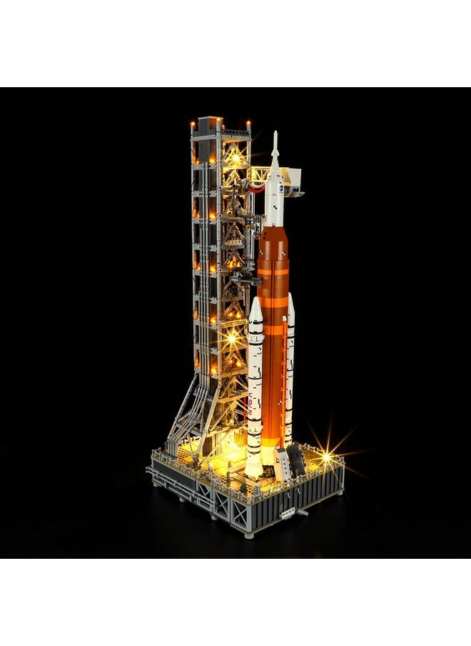BRIKSMAX Light Kit for Lego-10341 NASA Artemis Space Launch System- Compatible with Lego icons Rocket Launch Tower Building Set- Not Include Lego Set
