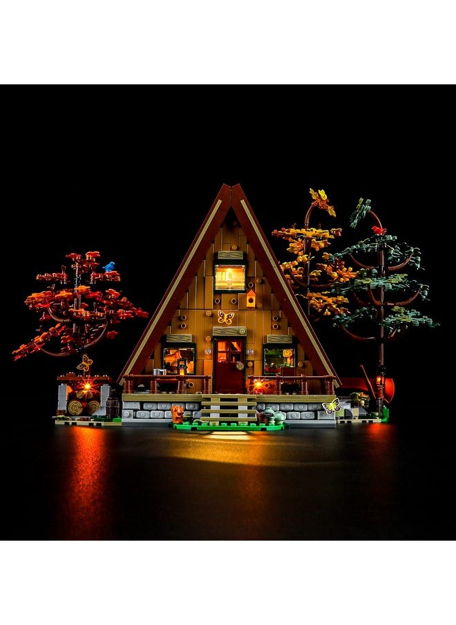 BRIKSMAX Led Lighting Kit for LEGO-21338 A-Frame Cabin - Compatible with Lego Ideas Building Blocks Model- Not Include Lego Set