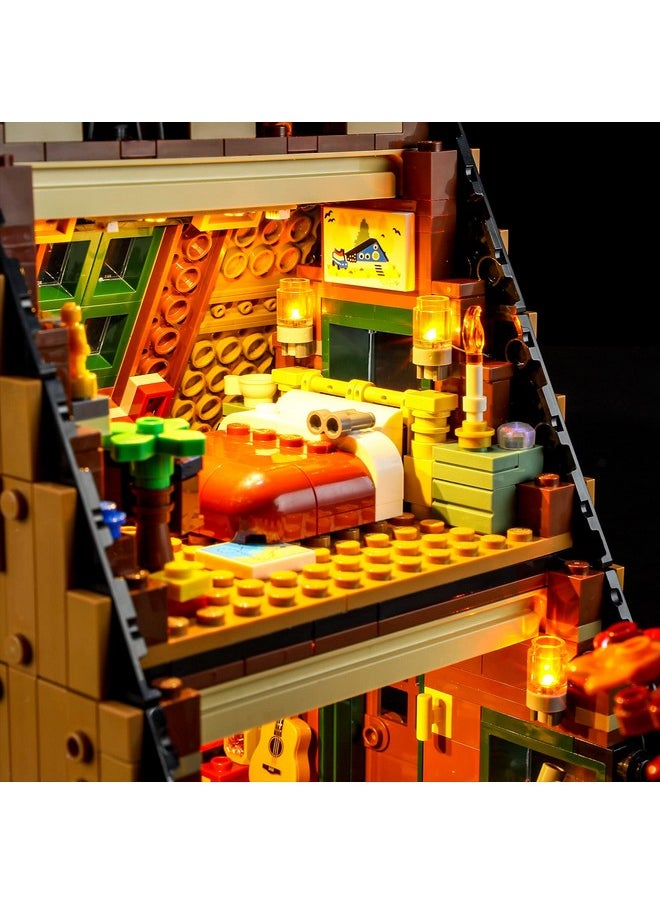BRIKSMAX Led Lighting Kit for LEGO-21338 A-Frame Cabin - Compatible with Lego Ideas Building Blocks Model- Not Include Lego Set