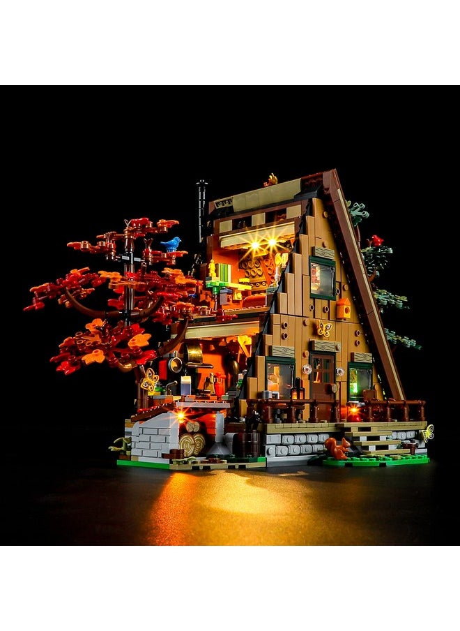 BRIKSMAX Led Lighting Kit for LEGO-21338 A-Frame Cabin - Compatible with Lego Ideas Building Blocks Model- Not Include Lego Set
