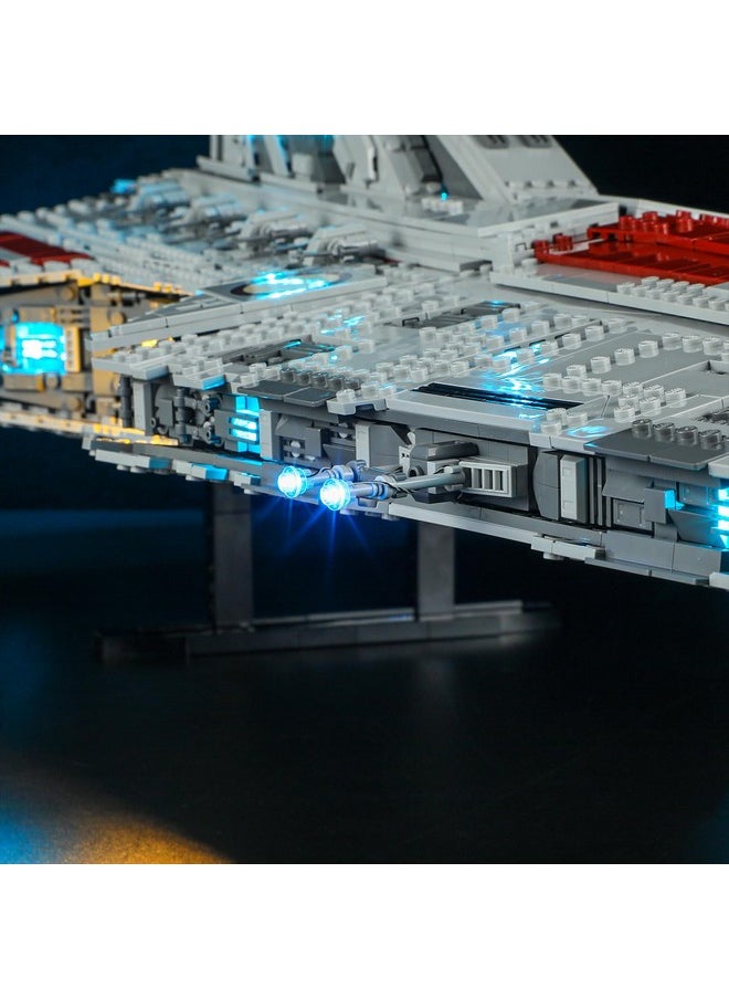 BRIKSMAX Led Lighting Kit for LEGO-75367 Venator-Class Republic Attack Cruiser - Compatible with Lego Star Wars Building Set- Not Include Lego Set