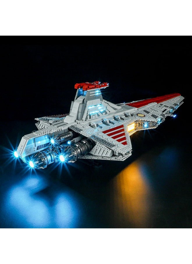 BRIKSMAX Led Lighting Kit for LEGO-75367 Venator-Class Republic Attack Cruiser - Compatible with Lego Star Wars Building Set- Not Include Lego Set