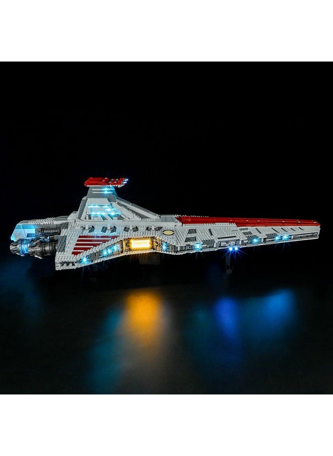 BRIKSMAX Led Lighting Kit for LEGO-75367 Venator-Class Republic Attack Cruiser - Compatible with Lego Star Wars Building Set- Not Include Lego Set